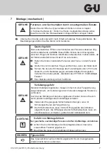 Preview for 7 page of G-U ELTRAL K25 Installation And Operating Instructions Manual