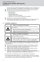 Предварительный просмотр 8 страницы G-U ELTRAL K35 Assembly And Operating Instructions Manual