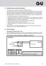 Предварительный просмотр 15 страницы G-U ELTRAL K35 Assembly And Operating Instructions Manual