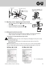 Предварительный просмотр 19 страницы G-U ELTRAL S100 Assembly And Operating Instructions Manual