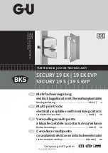 G-U Secury 19 EK Installation Instructions Manual preview