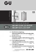 Preview for 1 page of G-U Secury 21 EK Installation Instructions Manual