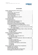 Preview for 5 page of G-WEIKE LF1390 Use Manual Manual