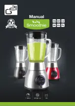 Предварительный просмотр 1 страницы G21 Baby Smoothie Manual