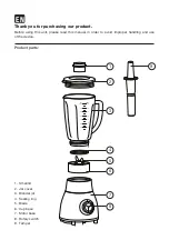 Предварительный просмотр 3 страницы G21 Baby Smoothie Manual