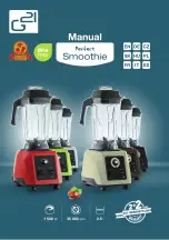 Предварительный просмотр 1 страницы G21 Perfect Smoothie Manual