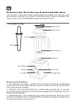 Предварительный просмотр 9 страницы G21 Perfect Smoothie Manual