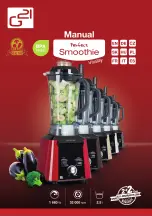 G21 Smart Smoothie Vitality Manual предпросмотр