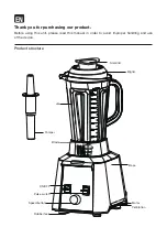 Preview for 4 page of G21 Smart Smoothie Vitality Manual