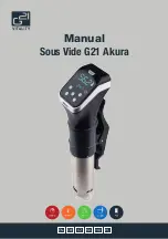 G21 Sous Vide G21 Akura Manual preview