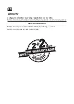 Предварительный просмотр 3 страницы G21 Vitality Comfort Manual