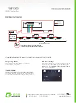 Предварительный просмотр 2 страницы G2G Lighting WIFI 300 Installation Manual