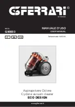 G3 Ferrari ECO DESIGN G90003 User Manual preview