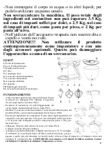 Preview for 7 page of G3 Ferrari PASTAIO ELEGANCE User Manual