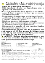 Preview for 17 page of G3 Ferrari PASTAIO ELEGANCE User Manual