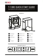 Preview for 1 page of G3D T-1000 Quick Start Manual