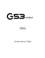 Preview for 1 page of G53 Limited FSG2 Instruction Manual