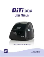 Preview for 1 page of GA DiTi 203iD User Manual