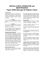 Preview for 2 page of GA DUROVENT FIGURE 925SS Installation, Operation And Maintenance Manual