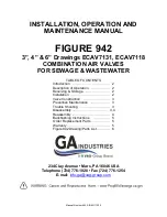 GA FIGURE 942 Installation, Operation And Maintenance Manual preview