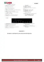 Предварительный просмотр 35 страницы GABA GLV-2201 User Manual