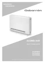 Gabarron Ecombi HHR Series Installation Instructions Manual preview