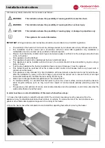 Preview for 3 page of Gabarron Ecombi HHR Series Installation Instructions Manual