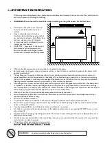 Preview for 2 page of Gabarron ECOSSH158 Installation Instructions And User Manual