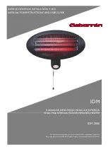 Предварительный просмотр 1 страницы Gabarron IDM-2000 Installation Instructions And User Manual