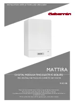 Gabarron MATTIRA MAC15B Installation Instructions And User Manual предпросмотр