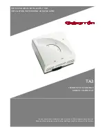Предварительный просмотр 1 страницы Gabarron TA3 Installation Instructions And User Manual