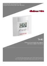 Preview for 1 page of Gabarron TA4D Installation Instructions And User Manual