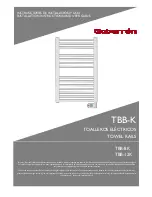 Preview for 1 page of Gabarron TBB-12K Installation Instructions And User Manual