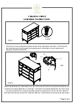 Предварительный просмотр 2 страницы GABBY CARALINA Assembly Instruction