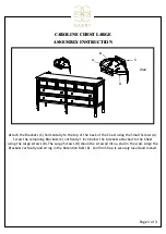 Предварительный просмотр 3 страницы GABBY CAROLINE Assembly Instruction