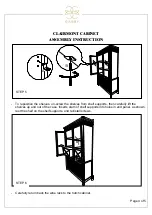 Предварительный просмотр 4 страницы GABBY CLAIRMONT Assembly Instruction