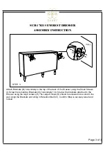 Предварительный просмотр 3 страницы GABBY EVEREST SCH-170215 Assembly Instruction