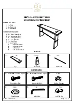 GABBY HAVANA Assembly Instruction preview