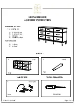 Предварительный просмотр 1 страницы GABBY LEONA Assembly Instruction