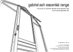 Gabriel Ash essential Series Assembly Instructions Manual предпросмотр