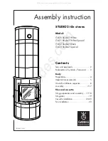 GABRIEL KAKELUGNAR STUDIO2 Assembly Instructions Manual preview