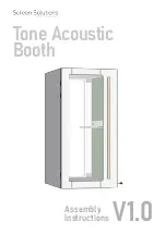 Предварительный просмотр 1 страницы gabriel Screen Solutions Tone Acoustic Booth Assembly Instructions Manual