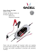 Gacell CT-7000 User Manual preview