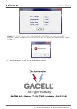 Preview for 16 page of Gacell HF1000 Instructions Manual