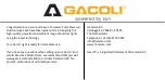 Preview for 2 page of Gacoli Checkmate User Manual