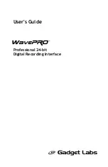 Gadget Labs WavePRO User Manual preview