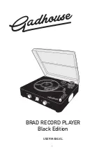 Gadhouse Brad Black Edition User Manual preview