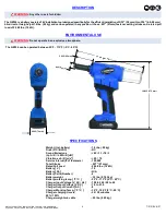 Preview for 4 page of Gage Bilt GB106 Series Original Instructions Manual