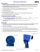 Предварительный просмотр 9 страницы Gage Bilt GB106 Series Original Instructions Manual