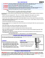 Preview for 10 page of Gage Bilt GB2620A Instructions Manual